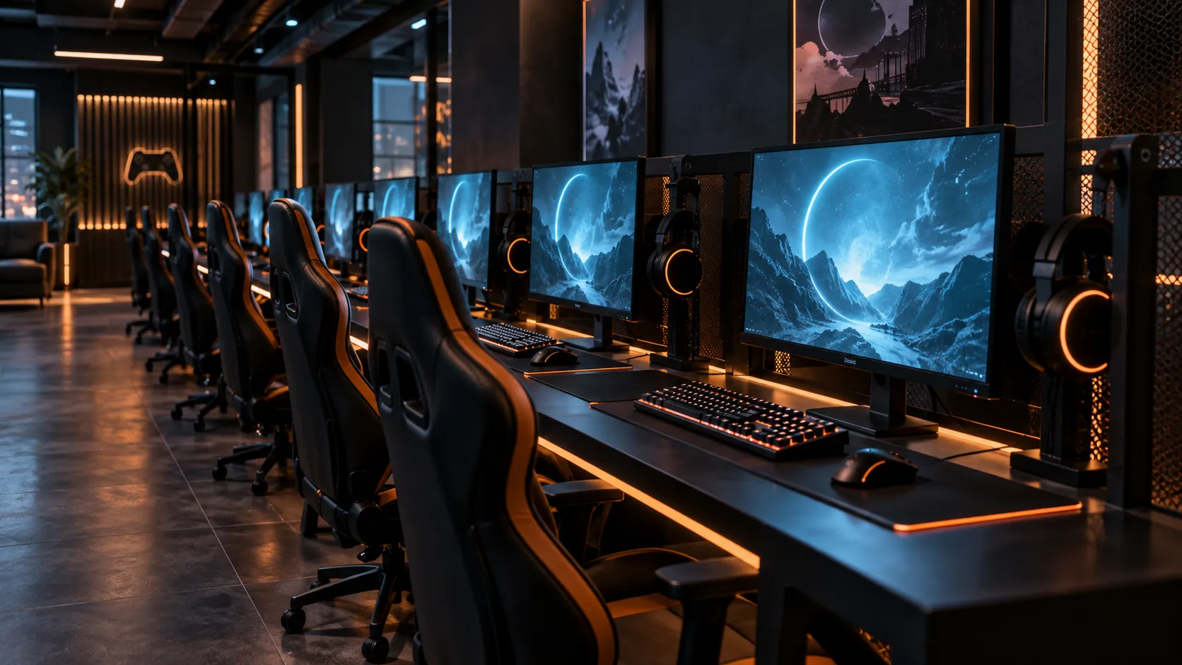 İnternet Kafe kategorisini temsil eden editoryal görsel
